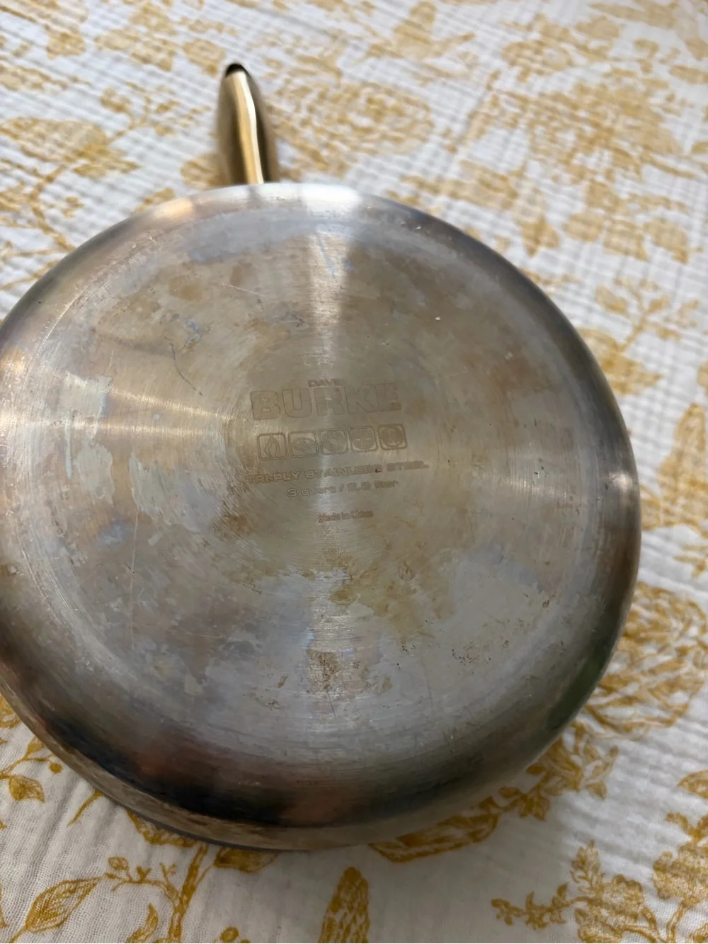 Everyday Stainless Steel Saucepan with Lid - Metallic Silver